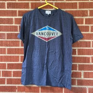 Unisex Vancouver tee shirt blue Heather